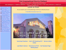 Tablet Screenshot of firstoakland.org